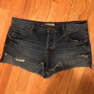 Free People Jean Shorts